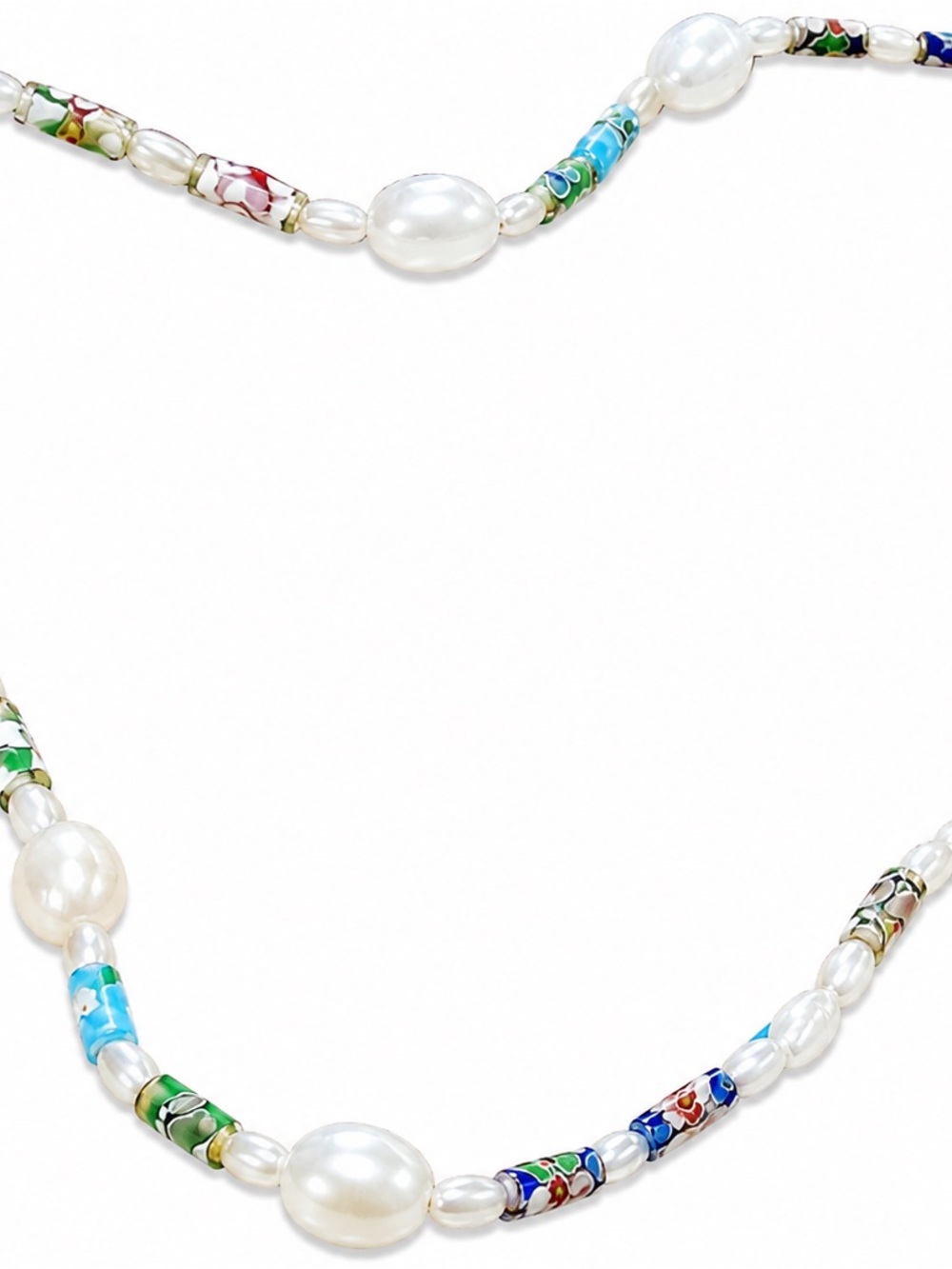 Freshwater Pearl Art Necklace Contemporary NWT
